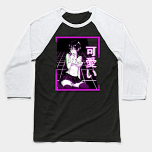 Aesthetic Japanese Girl 22 Baseball T-Shirt